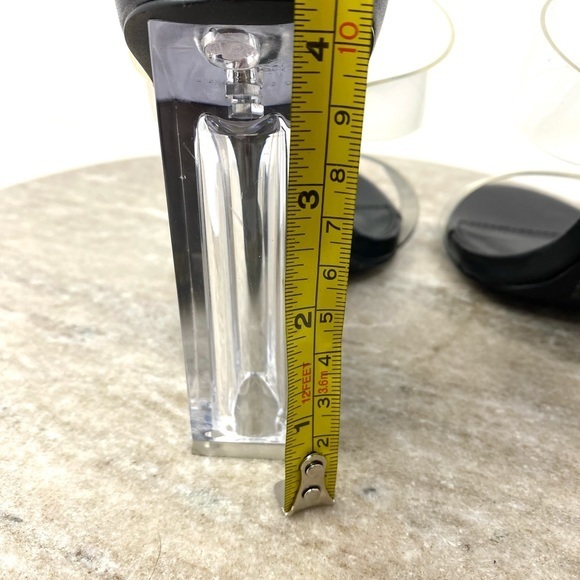 Olivia Ferguson black clear heels size 6 - Picture 7 of 7